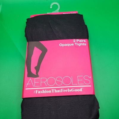 Aerosoles Opaque Tights Size M/L 150-195Lbs  5’4”-6'0